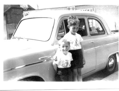 On the way to Cornwall in 1958
