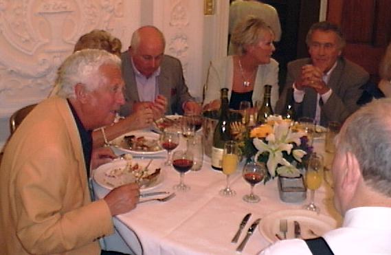 Peter Brown and co. dining
